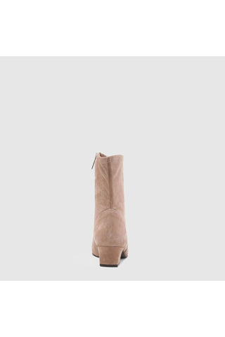 Aquatalia Stassi suede ankle boot in Champagne - view 6
