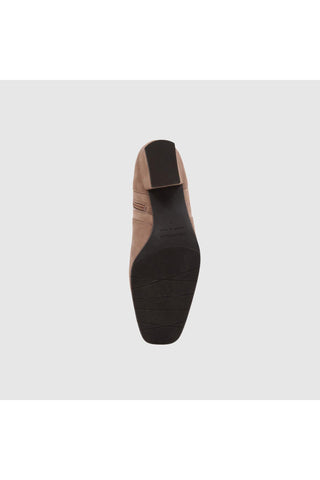 Aquatalia Stassi suede ankle boot in Champagne - view 7