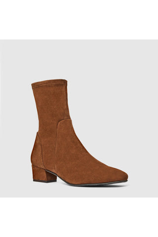Aquatalia Stassi suede ankle boot in Cognac - view 2