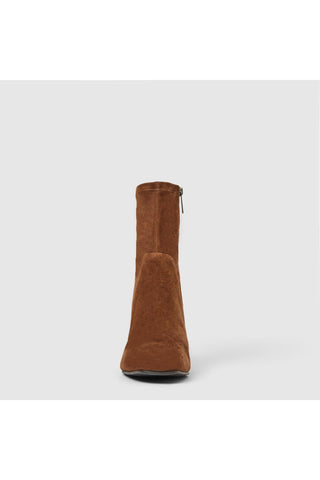 Aquatalia Stassi suede ankle boot in Cognac - view 5