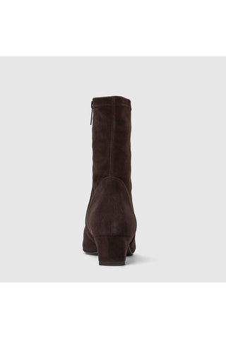 Aquatalia Stassi suede ankle boot in Espresso - view 6