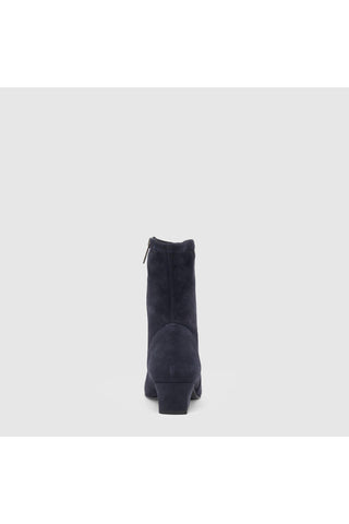 Aquatalia Stassi suede ankle boot in Navy - view 6