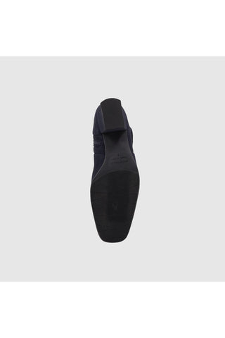 Aquatalia Stassi suede ankle boot in Navy - view 7