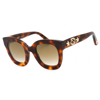 Gucci GG0208S Sunglasses Havana / Brown Gradient