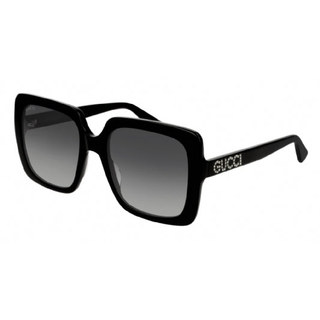 Gucci GG0418S Sunglasses Black / Grey Gradient