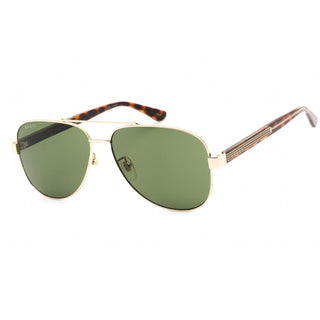 Gucci GG0528S Sunglasses Gold / Green