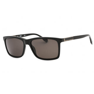 Hugo Boss 0704/P/S Sunglasses Black Dark Ruthenium (M9 gray cp pz lens) / Grey S