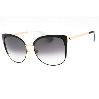 Kate Spade Genice/S Sunglasses Black Gold (F8 gray gradient lens)