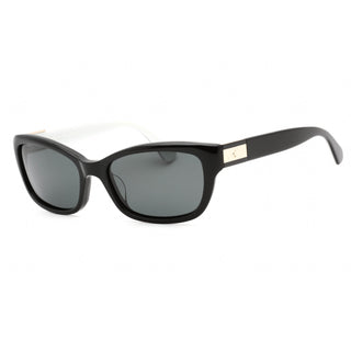 Kate Spade Marilee/P/S Sunglasses Black Ivory (M9) / Grey Cp Polarized
