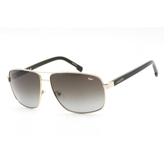 Lacoste L162S Sunglasses Gold/Green Arm / Brown Gradient