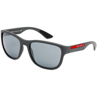 Prada Sport PS01US  Sunglasses Grey Rubber / Grey Mirror Black
