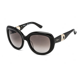 Salvatore Ferragamo SF727S Sunglasses Black / Gradient Smoke