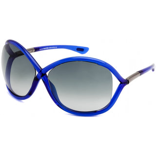 Tom Ford FT0009 WHITNEY Sunglasses Shiny Blue / Grey Gradient