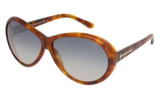 Tom Ford FT0202 Geraldine plastic Oval  Women's Sunglasses