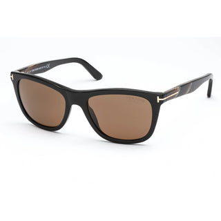 Tom Ford FT0500 Sunglasses Shiny Black / Brown Polarized