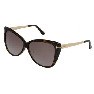 Tom Ford FT0512 Sunglasses Dark Havana / Brown Mirrored