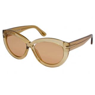 Tom Ford FT0577 Sunglasses Shiny Light Brown / Brown