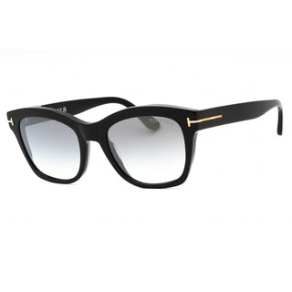 Tom Ford FT0614 Sunglasses Shiny Black / Grey Mirrored