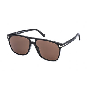 Tom Ford FT0679 Sunglasses Shiny Black / Brown
