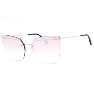 Tom Ford FT0682 Sunglasses Shiny Palladium / Gradient Pink