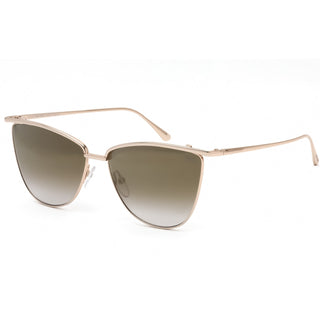Tom Ford FT0684 Sunglasses Shiny Rose Gold / Mirrored Brown