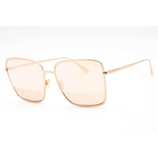 Tom Ford FT0739 Sunglasses Shiny Rose Gold / Yellow