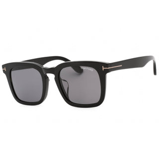 Tom Ford FT0751-F-N Sunglasses Shiny Black  / Smoke