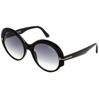 Tom Ford FT0873 Sunglasses Shiny Black / Gradient Smoke