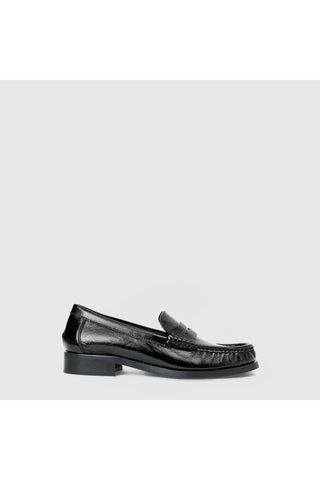 Aquatalia Tabitha Loafer in Black Naplak — view 1