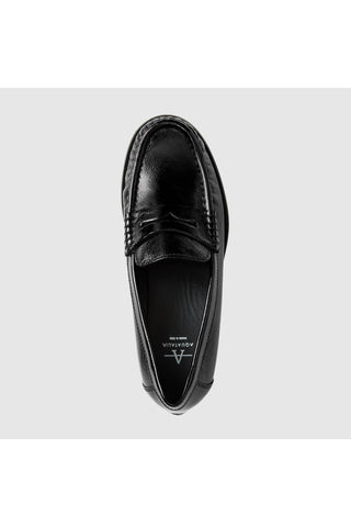 Aquatalia Tabitha Loafer in Black Naplak — view 3