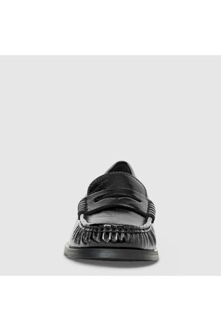 Aquatalia Tabitha Loafer in Black Naplak — view 5