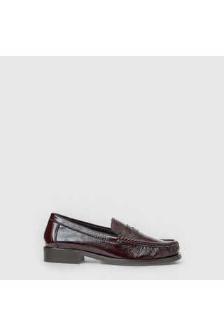 Aquatalia Tabitha Loafer in Brown Naplak — view 1
