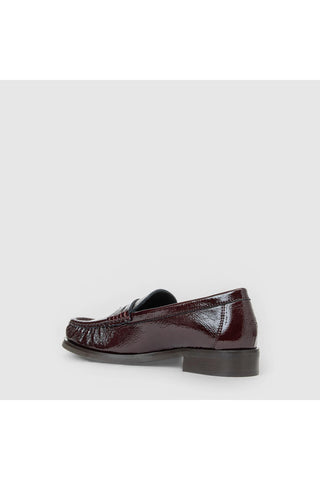 Aquatalia Tabitha Loafer in Brown Naplak — view 4