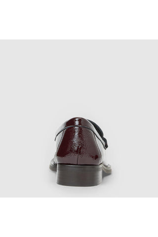 Aquatalia Tabitha Loafer in Brown Naplak — view 6