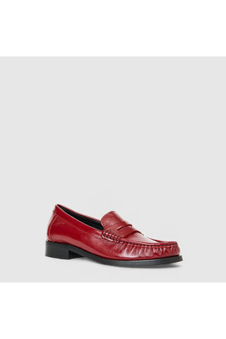 Aquatalia Tabitha Loafer in Rouge Naplak — view 2