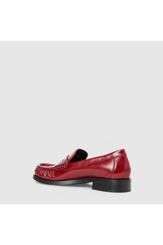 Aquatalia Tabitha Loafer in Rouge Naplak — view 4