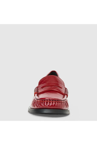 Aquatalia Tabitha Loafer in Rouge Naplak — view 5