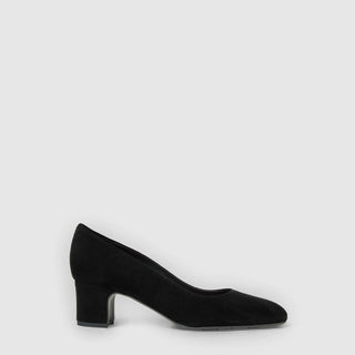 Aquatalia Tia Pump in Black Suede — view 1