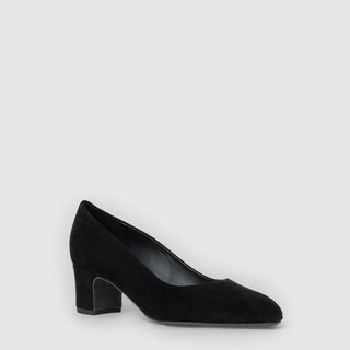 Aquatalia Tia Pump in Black Suede — view 2