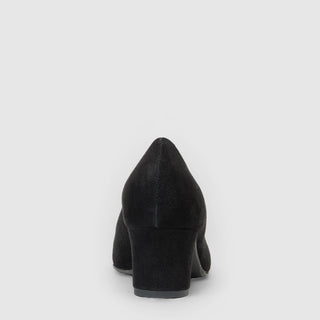 Aquatalia Tia Pump in Black Suede — view 6