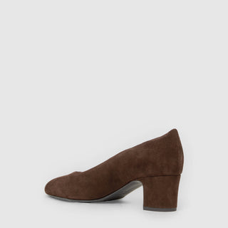 Aquatalia Tia Pump in Espresso Suede — view 4