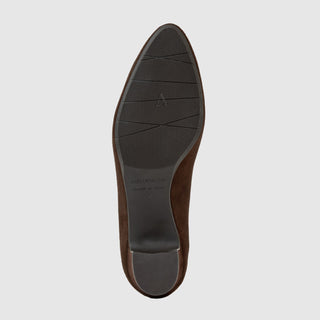 Aquatalia Tia Pump in Espresso Suede — view 7