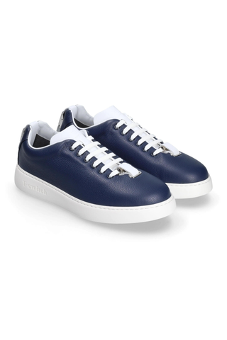 TS2 Leather Sneaker - Blue-Dellamoda