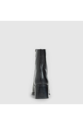 Aquatalia Tulli Ankle Boot in Black Leather — view 6