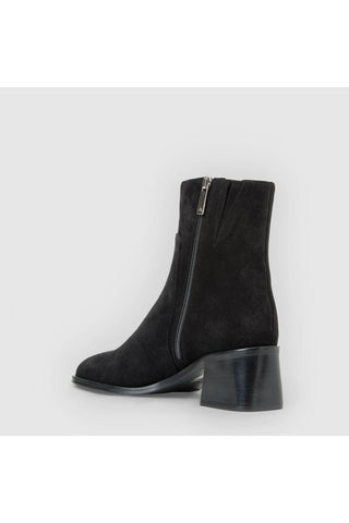 Aquatalia Tulli Ankle Boot in Black Suede — view 4