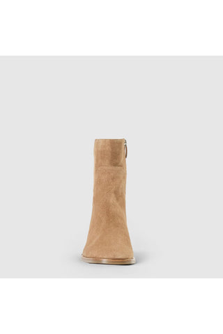 Aquatalia Tulli Ankle Boot in Champagne Suede — view 6