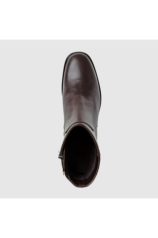 Aquatalia Tulli Ankle Boot in Moka Leather — view 3