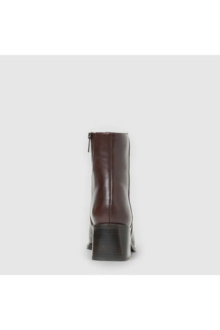 Aquatalia Tulli Ankle Boot in Moka Leather — view 6