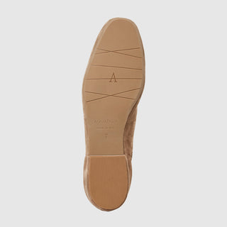 Ulyssa Cozy Ankle Boot in Amaretto Suede/Knit — view 7