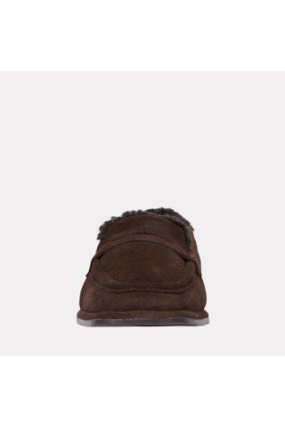 Andre Assous Phoebe Suede Loafer Dark Brown view 5